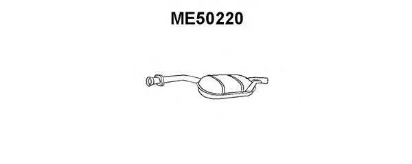 VENEPORTE ME50220 Середній глушник вихлопних газів