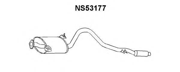 VENEPORTE NS53177 Глушник вихлопних газів кінцевий