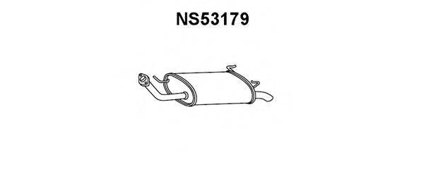 VENEPORTE NS53179 Глушник вихлопних газів кінцевий