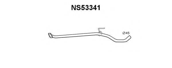 VENEPORTE NS53341 Труба вихлопного газу