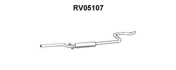 VENEPORTE RV05107 Середній глушник вихлопних газів