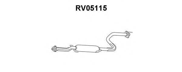 VENEPORTE RV05115 Середній глушник вихлопних газів