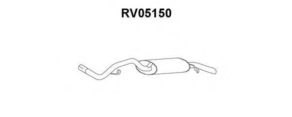 VENEPORTE RV05150 Глушник вихлопних газів кінцевий