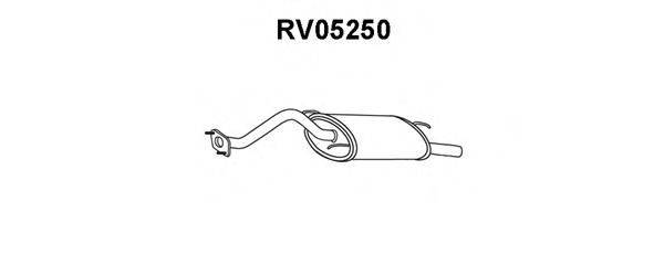 VENEPORTE RV05250 Глушник вихлопних газів кінцевий