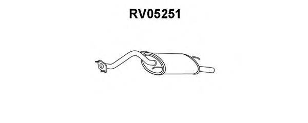 VENEPORTE RV05251 Глушник вихлопних газів кінцевий
