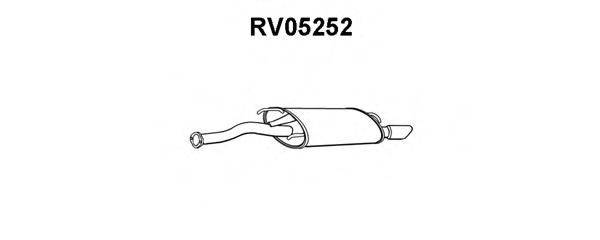 VENEPORTE RV05252 Глушник вихлопних газів кінцевий