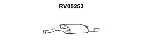 VENEPORTE RV05253 Глушник вихлопних газів кінцевий
