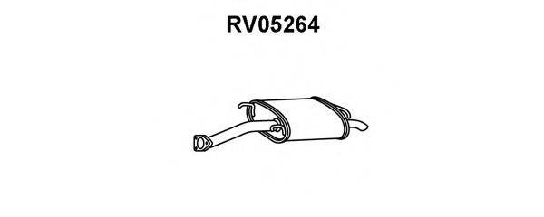 VENEPORTE RV05264 Глушник вихлопних газів кінцевий