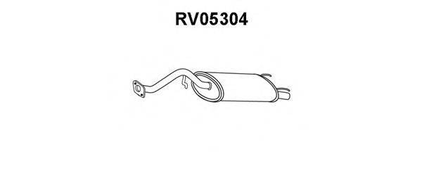 VENEPORTE RV05304 Глушник вихлопних газів кінцевий