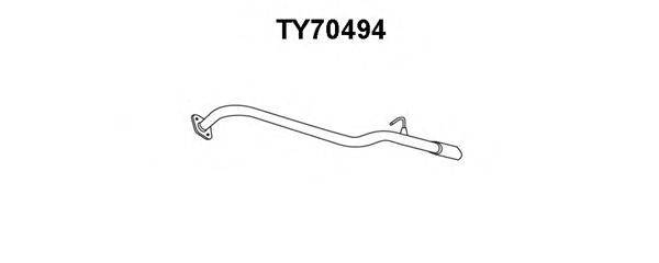 Труба вихлопного газу VENEPORTE TY70494 Труба вихлопного газу VENEPORTE TY70494