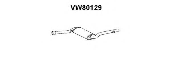 VENEPORTE VW80129 Передглушувач вихлопних газів