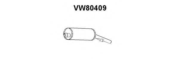 VENEPORTE VW80409 Глушник вихлопних газів кінцевий