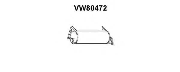 VENEPORTE VW80472 Глушник вихлопних газів кінцевий
