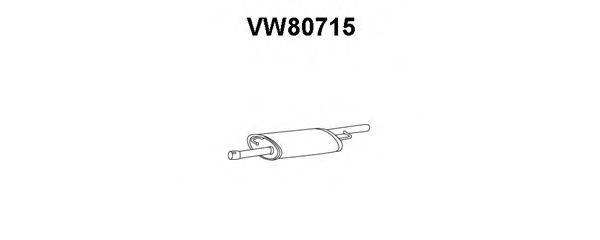 VENEPORTE VW80715 Передглушувач вихлопних газів