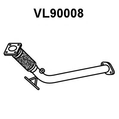 VENEPORTE VL90008 Труба вихлопного газу