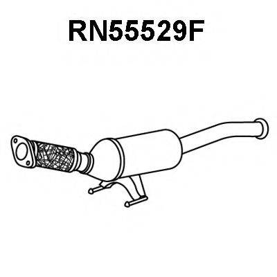 VENEPORTE RN55529F Саджовий/частковий фільтр, система вихлопу ОГ