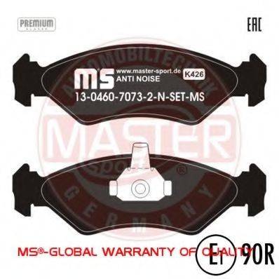 MASTER-SPORT 13046070732NSETMS Комплект гальмівних колодок, дискове гальмо