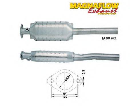 MAGNAFLOW 86322 Каталізатор