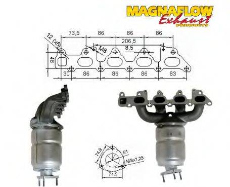 MAGNAFLOW 75805 Каталізатор