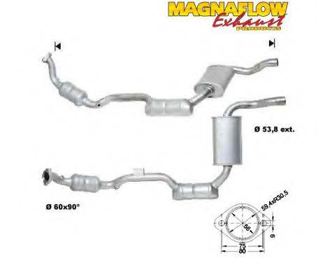 MAGNAFLOW 75012 Каталізатор