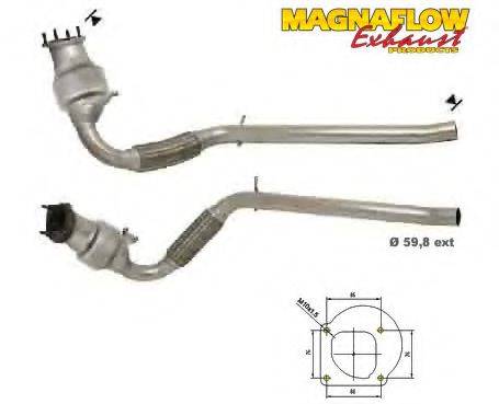 MAGNAFLOW 72504D Каталізатор