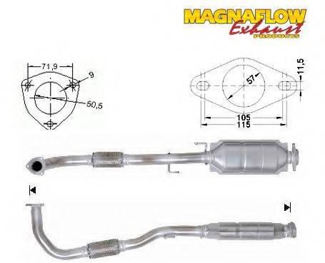MAGNAFLOW 71607D Каталізатор