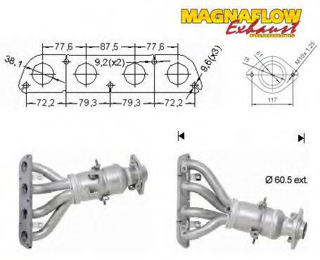 MAGNAFLOW 78025 Каталізатор
