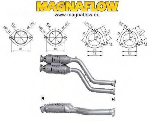 MAGNAFLOW 70625 Каталізатор