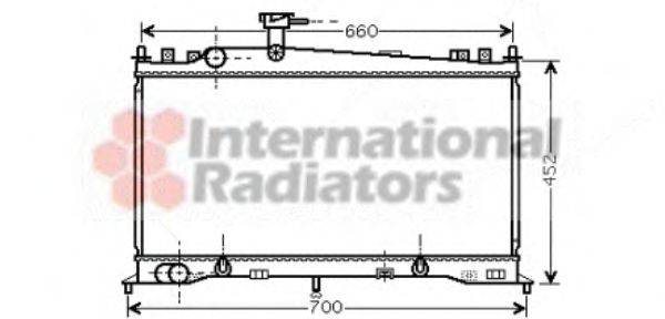 VAN WEZEL 27002161 Радіатор, охолодження двигуна