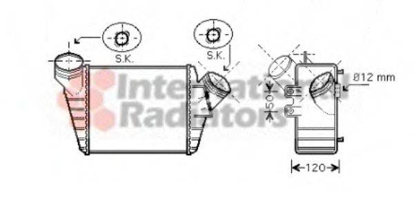 VAN WEZEL 58004219 Інтеркулер