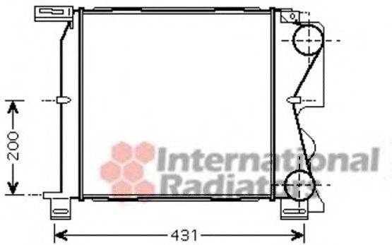 VAN WEZEL 07004096 Інтеркулер