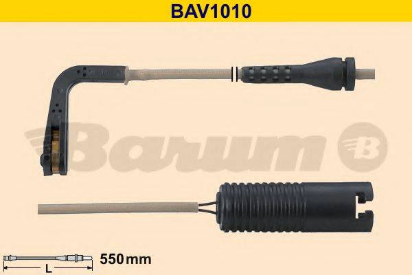 BARUM BAV1010 Сигналізатор, знос гальмівних колодок