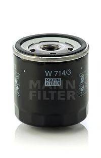 MANN-FILTER W7143 Масляний фільтр