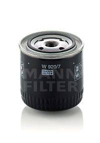 MANN-FILTER W9207 Масляний фільтр; Гідрофільтр; автоматична коробка передач; Фільтр, Гідравлічна система приводу робочого обладнання