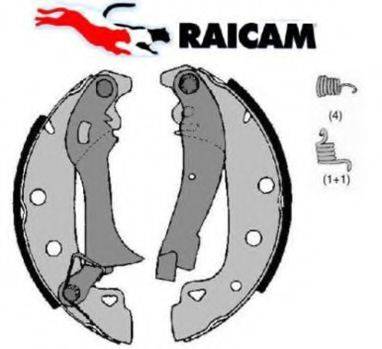 RAICAM 7002RP Комплект гальмівних колодок, стоянкова гальмівна система