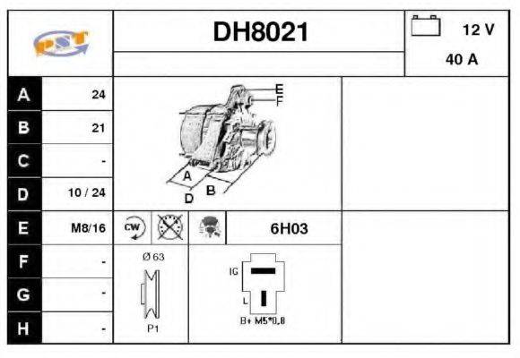 SNRA DH8021 Генератор