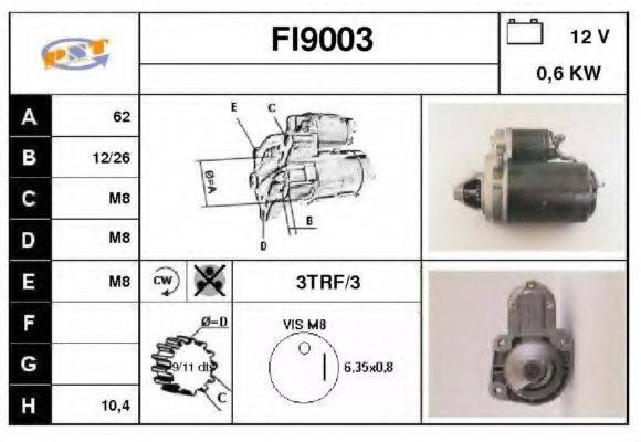 SNRA FI9003 Стартер