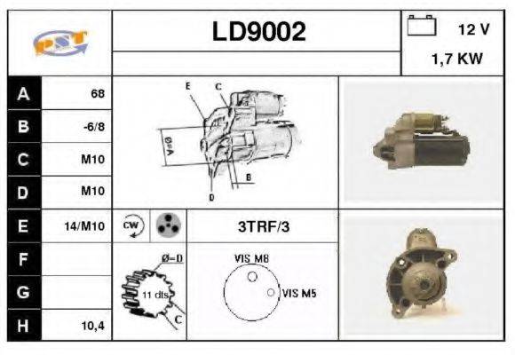 SNRA LD9002 Стартер