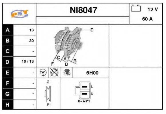 SNRA NI8047 Генератор