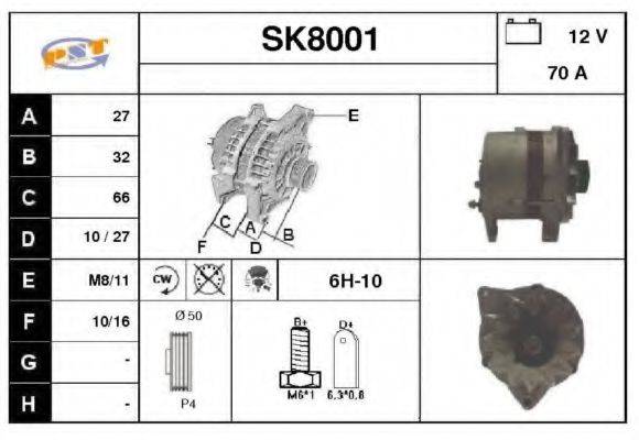 SNRA SK8001 Генератор