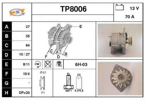 SNRA TP8006 Генератор