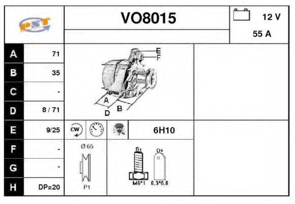 SNRA VO8015 Генератор