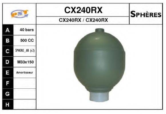 SNRA CX240RX Гідроакумулятор, підвіска/амортизація