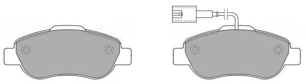 FREMAX FBP135501 Комплект гальмівних колодок, дискове гальмо