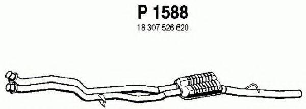 FENNO P1588 Середній глушник вихлопних газів