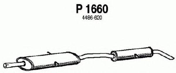FENNO P1660 Глушник вихлопних газів кінцевий