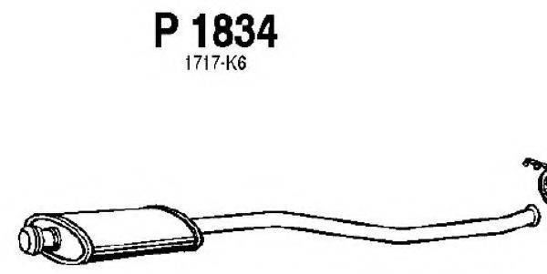 FENNO P1834 Середній глушник вихлопних газів