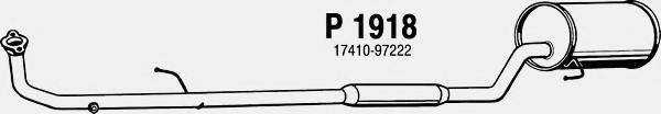 FENNO P1918 Середній глушник вихлопних газів