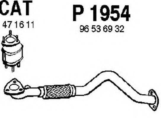 FENNO P1954 Труба вихлопного газу
