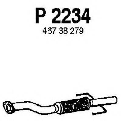 FENNO P2234 Труба вихлопного газу